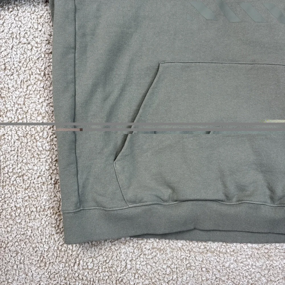 Nike Air Fleece Pull Over Hoodie Olive Green & Black HJ0273 320 Men's Size XL